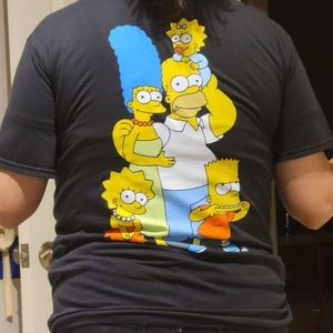 The Simpsons family picture Graphic Tee